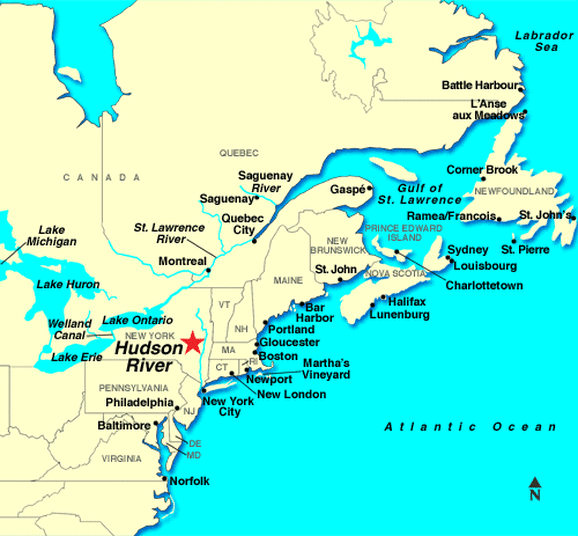 The Hudson River Georgia Map Studies